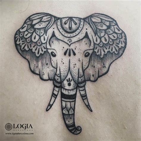 Tatuajes De Elefantes Y Elefantes Con Mandalas Logia Tattoo Barcelona