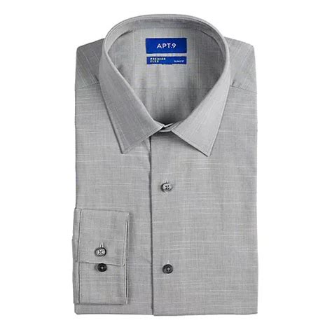 Men's Apt. 9® Slim-Fit Premier Flex Collar Stretch Dress Shirt