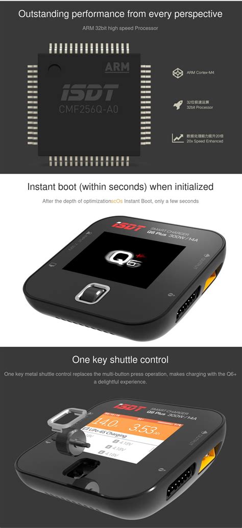 iSDT Q6 Plus 300W 14A MINI Pocket Battery Balance Charger BattGO ...