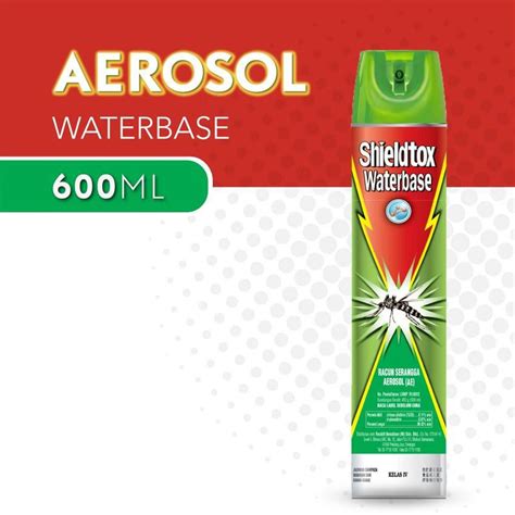 Shieldtox Waterbased Mosquito Spray Aerosol 600ml Delivered Only