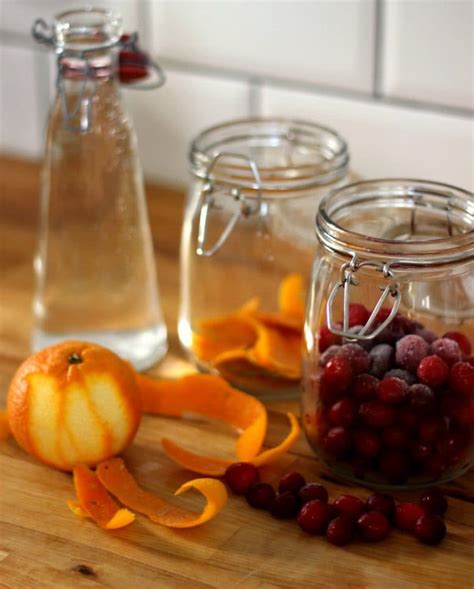 Cranberry And Orange Infused Gin Recipe Flavored Alcohol Flavoured Gin