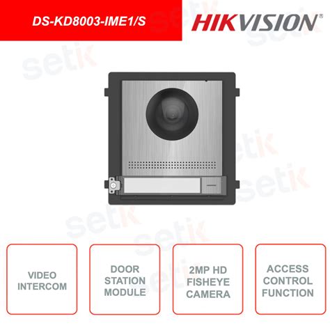 DS KD8003 IME1 S HIKVISION Outdoor Station DS KD8003 IME1 S 2MP