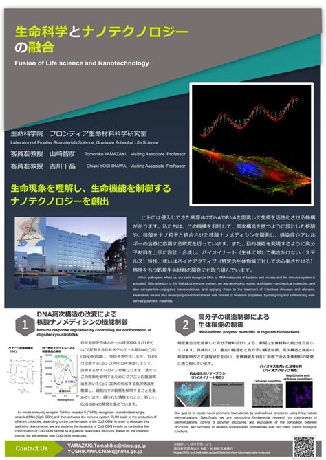 Laboratory of Frontier Biomaterials Science – Transdisciplinary Life ... 
