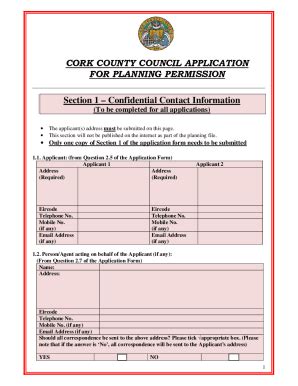Fillable Online Planning Application Form English Fax Email Print