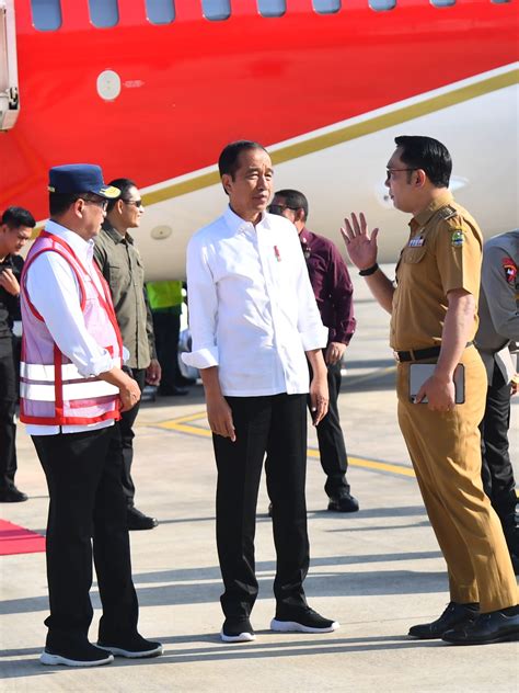 FOTO Tiba Di Majalengka Presiden Jokowi Awali Rangkaian Kunjungan