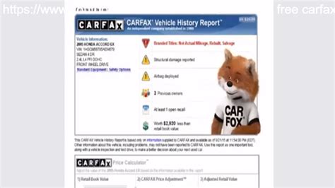 Free Carfax Report Defeats Identity Fraud Youtube