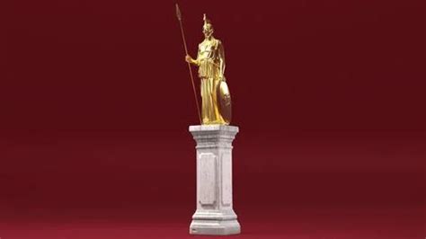 Athena Statue ~ 3D Model ~ Download #250604930 | Pond5