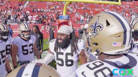 New Orleans Saints Pregame Huddle Vs San Francisco Ers Nfl Week