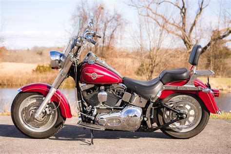 Harley Davidson Flstf I Softail Fat Boy Sierra Red