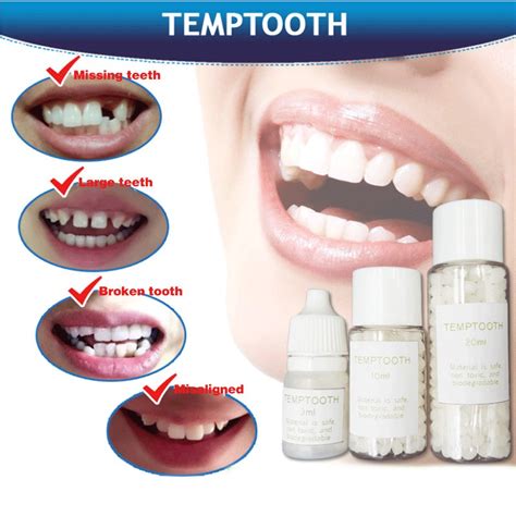 Temporary Tooth Repair Kit Diy False Teeth Fix Broken Gaps Filling