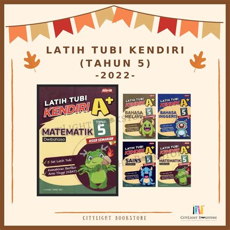 [citylight] Buku Latihan Latih Tubi Kendiri A Tahun 5 Kssr 2022