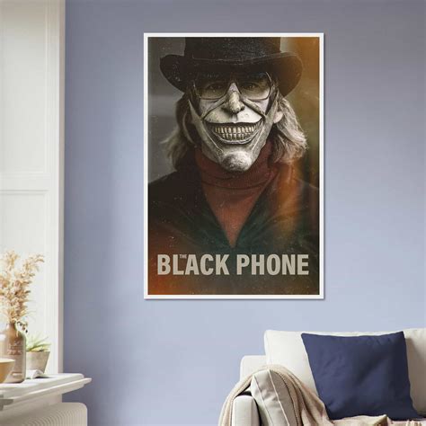 The Black Phone Movie Poster, The Black Phone Vintage Movie Poster ...