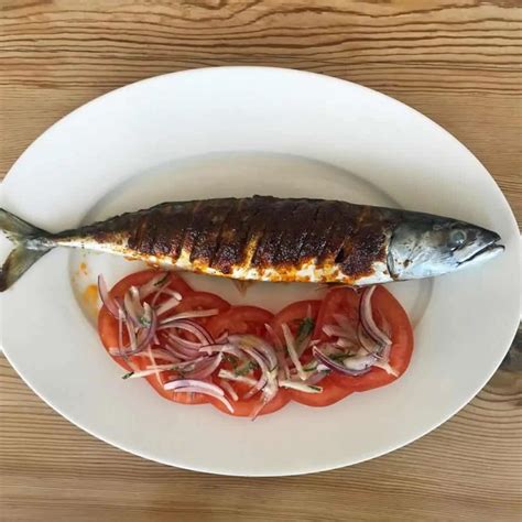 Devilled Mackerel With Mint And Tomato Salad Grandads Cookbook