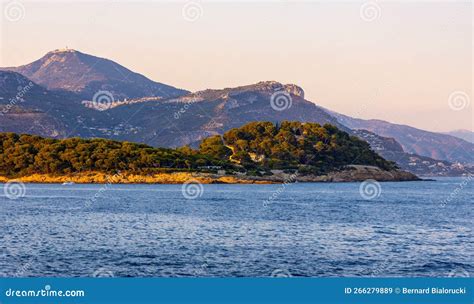 Seashore Panorama Of Saint Jean Cap Ferrat Resort Town On Cap Ferrat