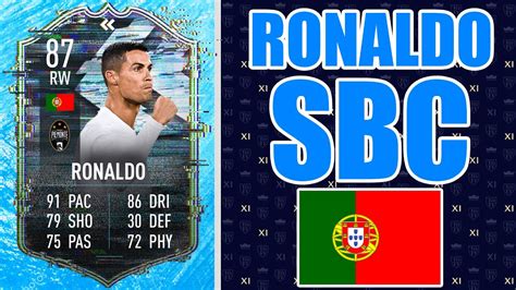 87 Flashback Ronaldo Sbc What A Card ⚡ Fifa 21 Ultimate Team Youtube