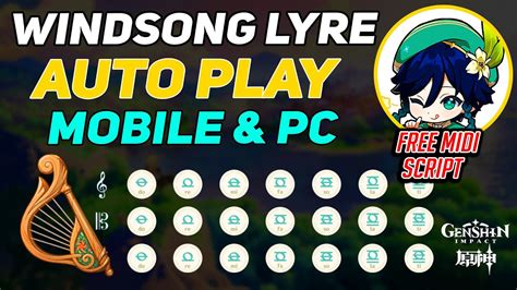 Tutorial Windsong Lyre Auto Play For Mobile Pcgenshin Impact Youtube