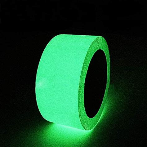 M X Cm Glow In The Dark Tape Luminous Green Self Adhesive Tape Glow