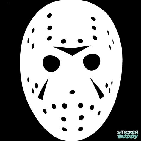 Jason Voorhees Mask Drawing