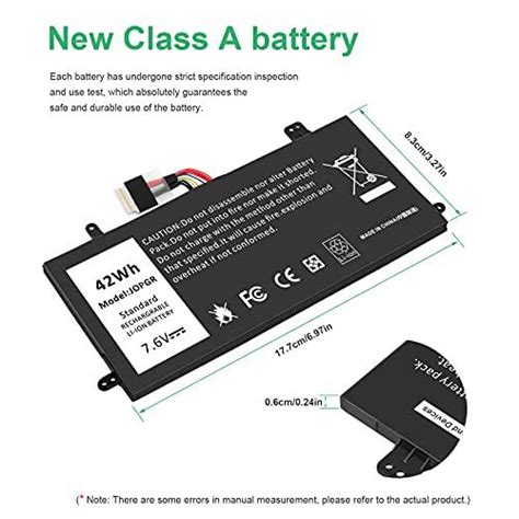 J 0 PGR JOPGR 0 J 0 PGR Laptop Battery For Dell Latitude 12 5285 5290 2