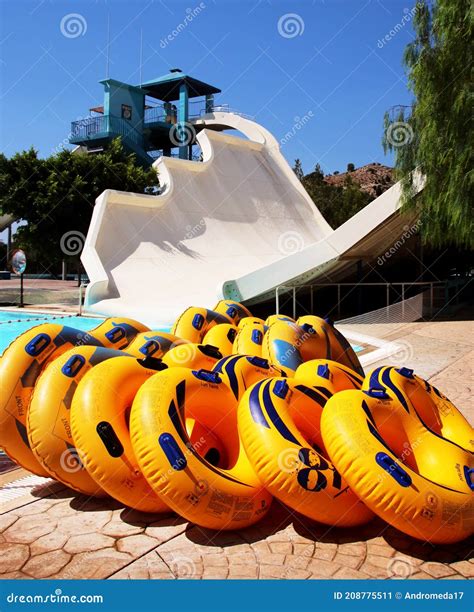 WaterPark Faliraki Towable Tubes by the Swimming Pool. Faliraki Greece