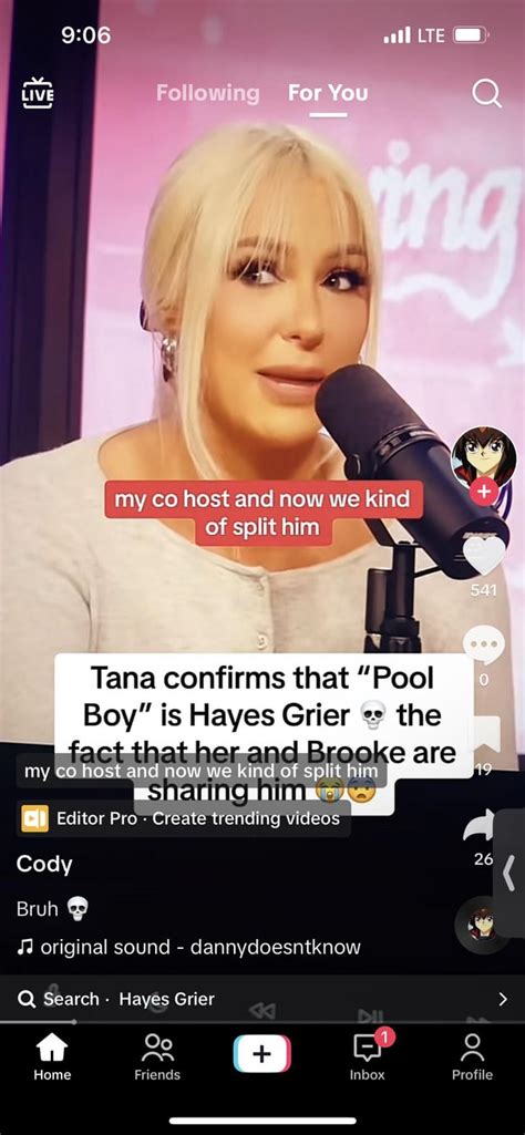 Have Yall Seen How Tana And Her Friend Brooke Talk About Hayes Grier😭she Talks About How They