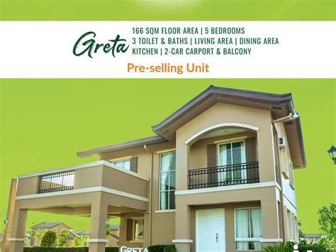 Camella Sta Maria Greta Sqm Br Pre Selling House And Lot House