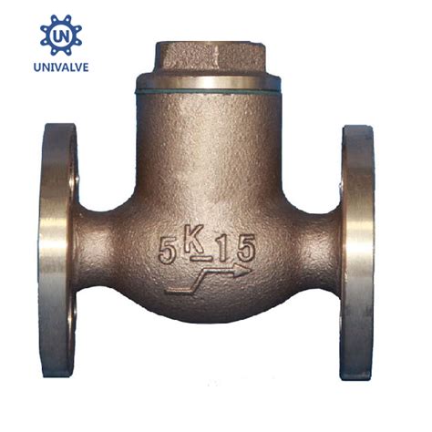 Marine Valve F Jis K Bronze Lift Check Valve From China