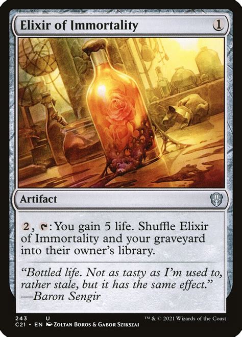 Elixir of Immortality Combos | EDH-Combos.com