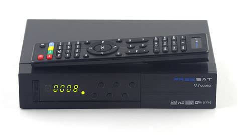 Dvb s2 dvb t2 combo receptor de tv via satélite Freesat V7 TV COMBO box