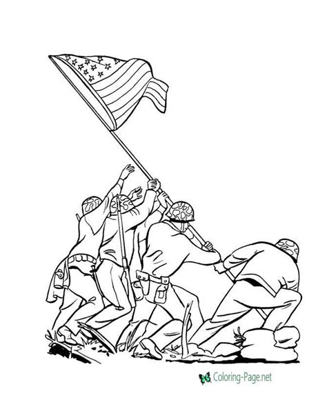 Revolutionary War Flag Coloring Page