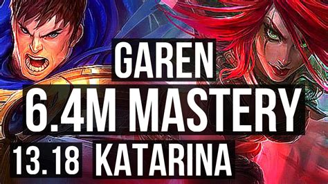 GAREN Vs KATARINA MID 6 4M Mastery 8 0 6 600 Games Legendary