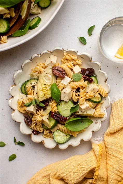 Vegan Mediterranean Pasta Salad FromMyBowl 10 From My Bowl