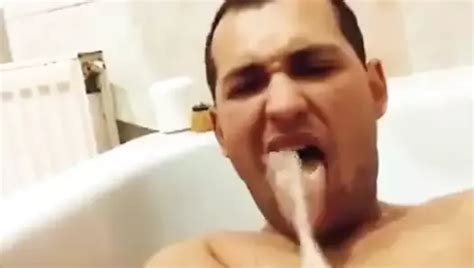 Dumbass White Trash Pissing On His Own Face Gay Amateur Porn Feat Riley Eisenhower Xhamster