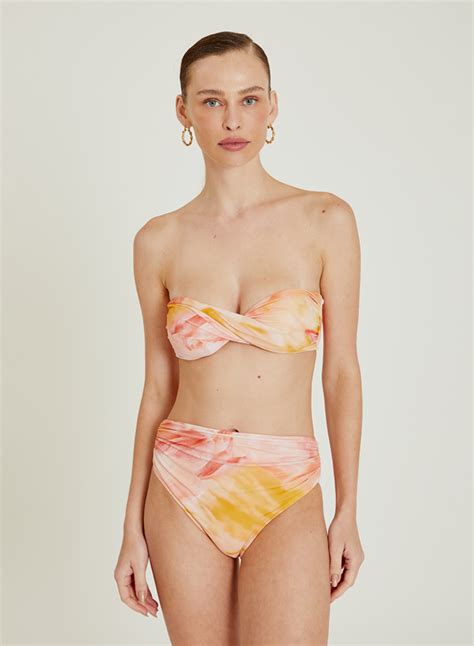 Cloud Twisted Bandeau Hw Ruched Bikini Lenny Niemeyer Europe