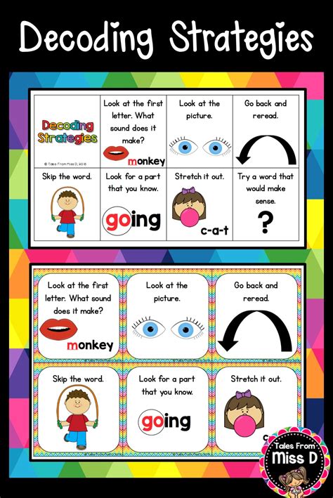 Decoding Activities First Grade