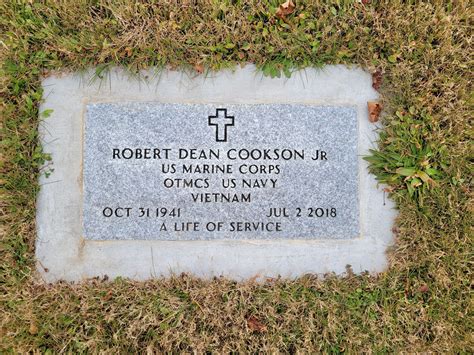 Robert Dean “Bob” Cookson Jr. (1941-2018) - Mémorial Find a Grave