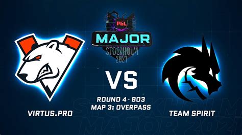 RU Virtus Pro Vs Team Spirit Overpass PGL Major Stockholm 2021