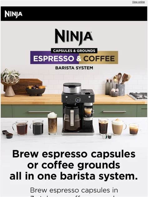 Ninja Kitchen Meet The Ninja Espresso Coffee Barista System Milled