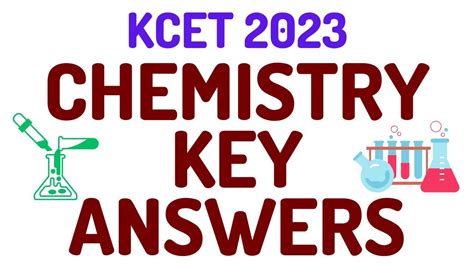 Chemistry Key Answers For Kcet Exam Kcet Chemistry Key