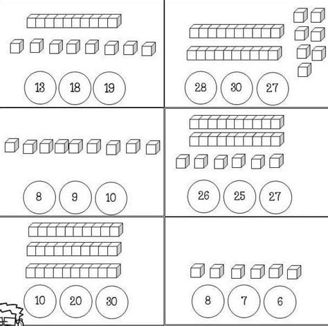 Unidades Y Decenas Ficha Interactiva TopWorksheets