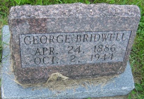 George Bridwell 1886 1944 Mémorial Find a Grave