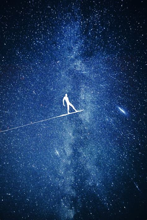 Silver Surfer going through the stars. : Marvel