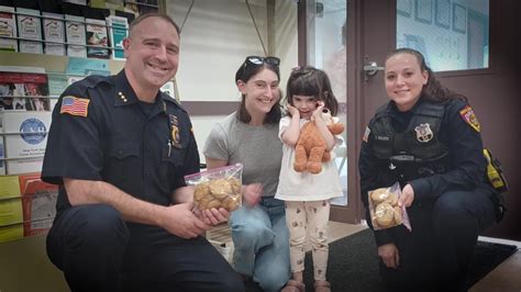 Little supporter delivers cookies to thank North Greenbush Police ...