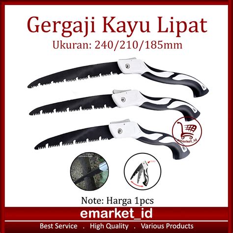 Jual Gergaji Kayu Lipat Portabel Pisau Folding Wood Multifungsi Saw