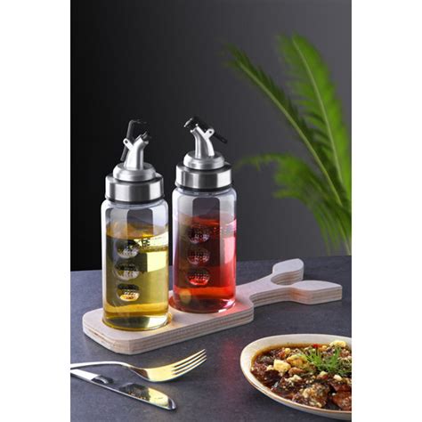 East Urban Home Glass Oil Vinegar Cruet Set Wayfair