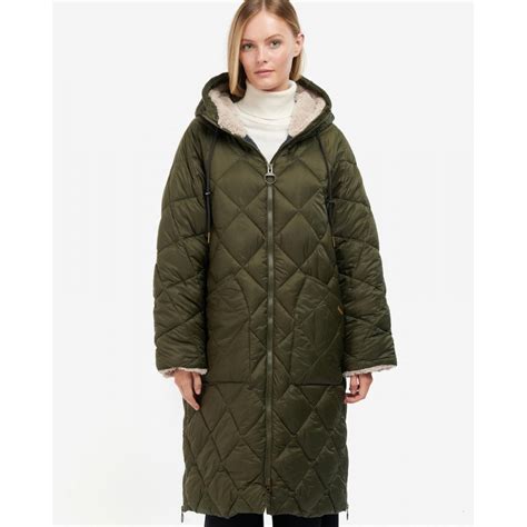 Barbour Portellen Womens Long Quilted Jacket Womens From Cho Fashion And Lifestyle Uk