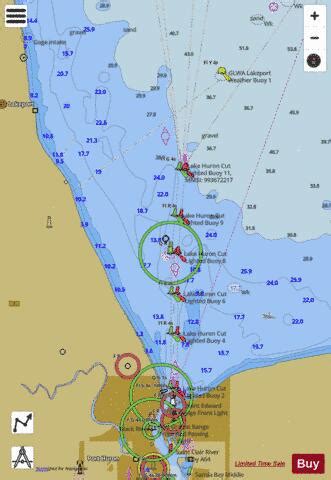 Depth Map Of Lake Huron - Lake George Florida Map