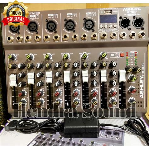 Jual Mixer Audio Ashley Better Original Shopee Indonesia