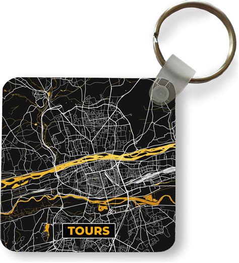 Sleutelhanger Uitdeelcadeautjes Kaart Stadskaart Tours