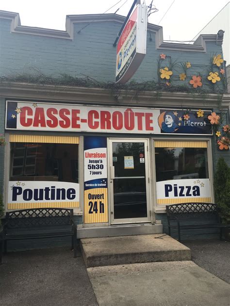 Casse Croûte Pierrot Menu Hours Prices 109 10E rue Québec QC